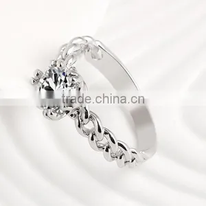 High Quality 1 Gram Gold Plated Platinum Wedding Ring Design thumbnail-5