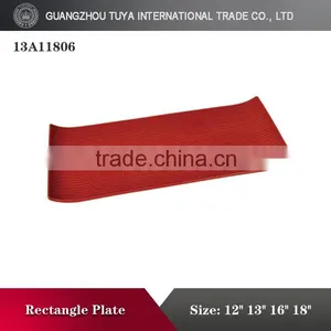 Simple Design, Different Colors of Planar Rectangular Ceramic Plate thumbnail-1