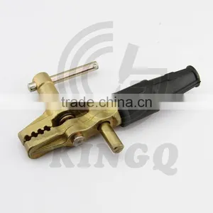 KINGQ British Type Brass Cable Clamp 500A for Welding Machine thumbnail-2