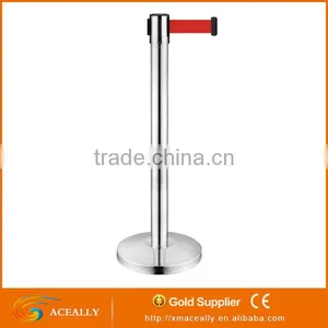 Aceally High Quality Stainless Steel Retractable Belt Stanchion Traffice Plastic Barriers thumbnail-5