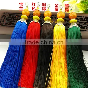 Short Beeswax Crack Bead Tassel for Bags Decoration thumbnail-2