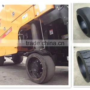 12*5*8 Low Speed Press on Tires Solid Rubber Wheels for Trailers thumbnail-1