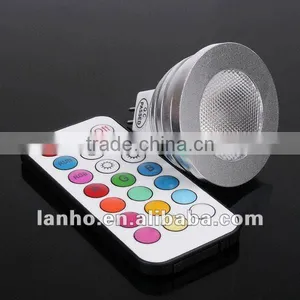 4W MR16 LED RGB Light Color Change Bulb Lamp + Remote Control 2 Million Colors thumbnail-1