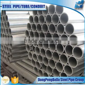33.4mm Steel Pipe Pre Galvanized Round Hollow Section thumbnail-1