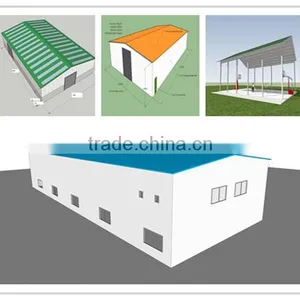 Prefabricated Construction Design Steel Structure Factory Shed thumbnail-6