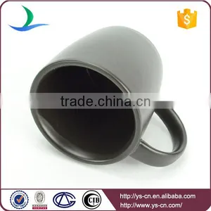 Promotional Matt Black Color Wholesale Porcelain Mug thumbnail-4