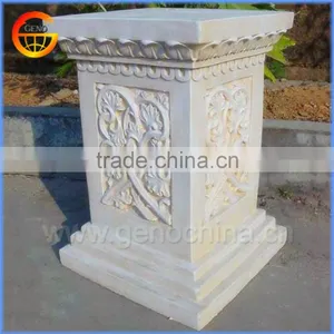 Stable Fiberstone/ Fiberglass Flower Pot Stand Roman Column thumbnail-3