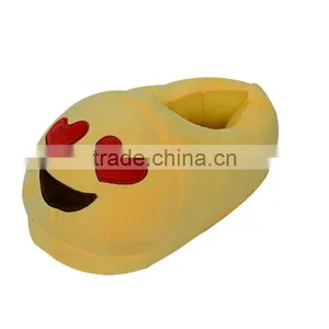 Customized Embroiderey Stuffed PP Cotton Toy Emoji Slipper thumbnail-6