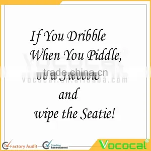 If You Dribble English Proverb Wall Lettering Stickers Wall Decal Sticker DIY Art Decor Home Bathroom Toilet Restroom Decor thumbnail-2