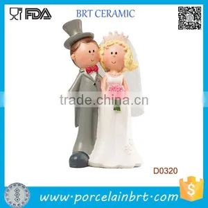 Wholesale Bridal Wedding Decoration Ceramic Cake Topper thumbnail-1