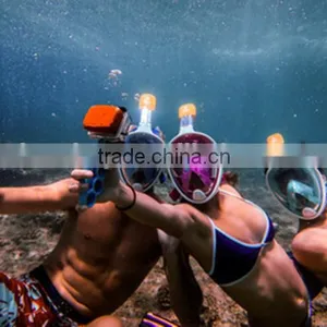 New Arrival Innovative Anti-Fog Dry Diving 180 Degree View Snorkeling Full Face Mask With Gopro Camera Gr10B thumbnail-3