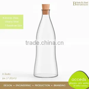 Custom Heat Resistant Clear 250ml Milk Bottle thumbnail-2