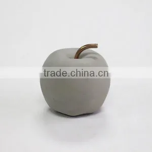 Decorative Pear and Apple Resin Concrete Statue thumbnail-1