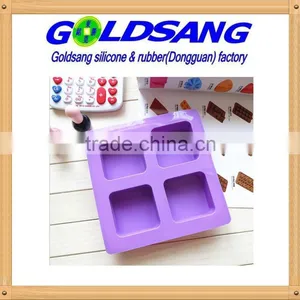 4 Square Silicone Handmake Soap Mold &cake Mold thumbnail-5
