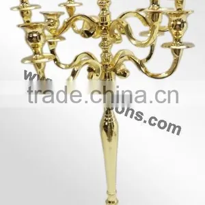 Shiny Polish Aluminum Candelabra thumbnail-2