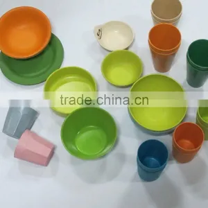 Bio Biodegradable Hot Design Bamboo Fiber Dinnerware Sets thumbnail-3