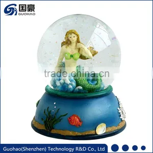 For Sea Park Souvenir Mermaid Water Snow Globe thumbnail-1