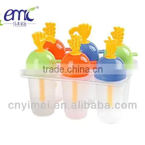 Emc 839 New Plastic Kitchen Tool Ice Mold With 6 Cells thumbnail-1