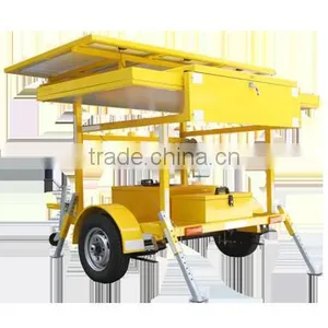 Mobile LED Variable Message Signs VMS Trailer For Sale thumbnail-6