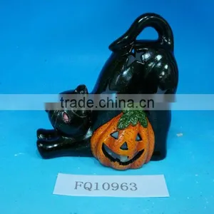 Ceramic Halloween Pumpkin thumbnail-1