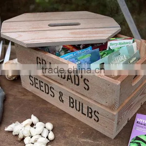 Custom White Wash Wooden Crate for Fruit and Vegetable Promotion thumbnail-1