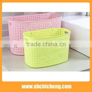 Plastic Storage Basket Bathroom Accessries Storage Rack thumbnail-1