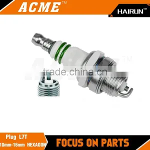 Chainsaw Parts Plug L7T 10mm-16mm HEXAGON SPARK PLUG thumbnail-1