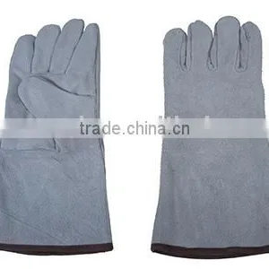 16 Inch, Cow Split Leather Welding Gloves thumbnail-1
