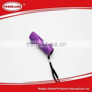 9 Led Flashlight With 3*AAA Normal Batteries thumbnail-2