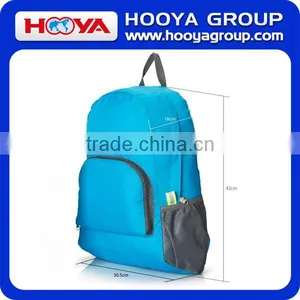 Big Capacity The Portable Zipper Soild Nylon Daily Travel Backpacks Shoulder Bags Folding Bag thumbnail-3