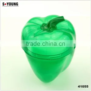 41055 Green Pepper Shaped Plastic Saver/Storage Box/Storage Container With FDA/LFGB thumbnail-1