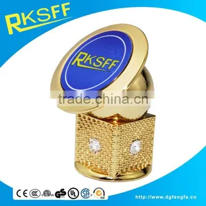 2016 Hot Sell Elegent High-end Golden Color With Diamond Phone Car Holder thumbnail-2