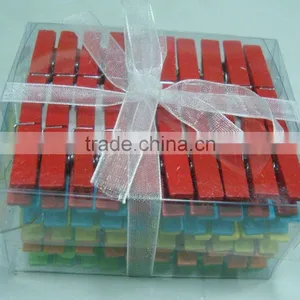 Gift Blister Box Craft Wooden Cloth Pegs thumbnail-1