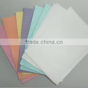 Disposable Paper Plastic Dental Bibs thumbnail-1