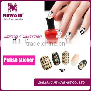 VIVI 12 Pcs Glitter Stripping Diamond Lattice Nail Design Nail Stickers thumbnail-1