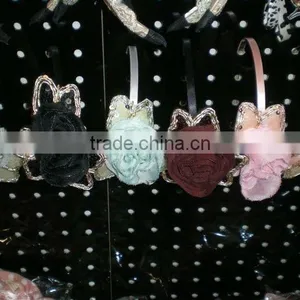 Fashion Rose Flower Headband With Bead thumbnail-1