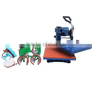CE Approval 9 in 1 Combo Heat Press Machine for T-shirts, Mugs, Caps and Plates thumbnail-4