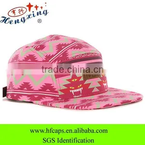 2013 New Style 5 Panel Hat Custom Fashion Aztec Pattern 5 Panel Hat thumbnail-1