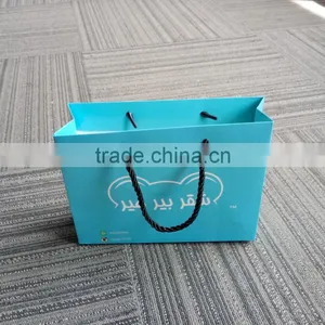 2016 China Factory Custom Cheap High Quality Fancy Christmas Paper Gift Bags thumbnail-2