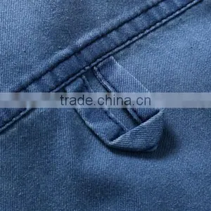 Men's Printed Denim Shirts Short Sleeve Denim Shirt For Men Washed Denim Casual Shirt thumbnail-5