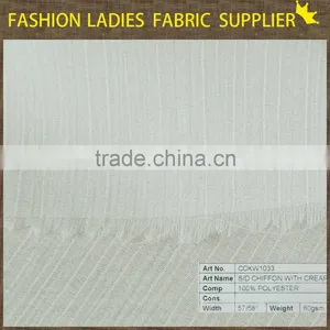 100polyester Pure Chiffon Solid White Fabric, Chiffon Fabric for Maxi Dress thumbnail-3