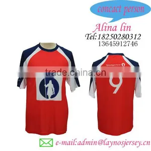 100%polyester Breathable Popular Soccer T-shirt thumbnail-3