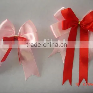 Polyester Red Satin Ribbon Bows thumbnail-1
