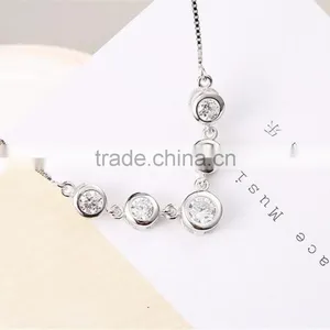 2017 New Design 925 Sterling Silver Balls Shape Pendant Necklace thumbnail-1