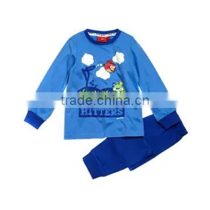 2015 Sky Blue 100% Cotton Long Sleeve Children's T-shirt thumbnail-4