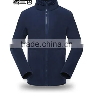 Wholesale Customized Unisex Polar Fleece Jacket Winter Jacket 100% Polyester thumbnail-3