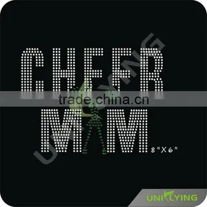 Rhinestone Cheer MOM Transfer for Motif - UNIFLYING thumbnail-1