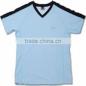 Men's V-neck T-shirt With Moisture Transfer Technology, Made of Durable Eco-friendly Polypropylene thumbnail-1