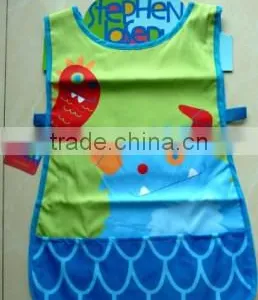NEW Cute Cartoon Children Baby Waterproof Long Sleeve Self Feeding Bib Apron thumbnail-1
