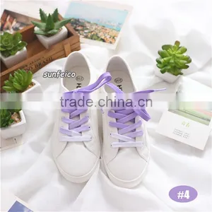 8mm Flat Tie Dry Laces~In Stock Gradient Rainbow Color Shoelaces~Polyester Printing Laces For Sneakers~Amazon Suppliers thumbnail-4
